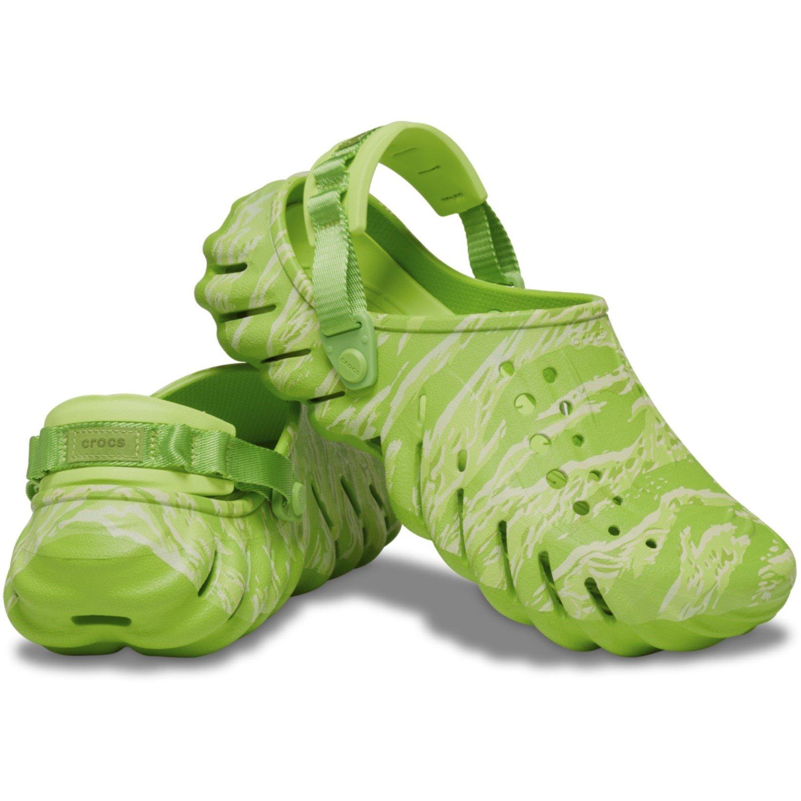 Crocs Echo Tiger Camo Clogs Adults