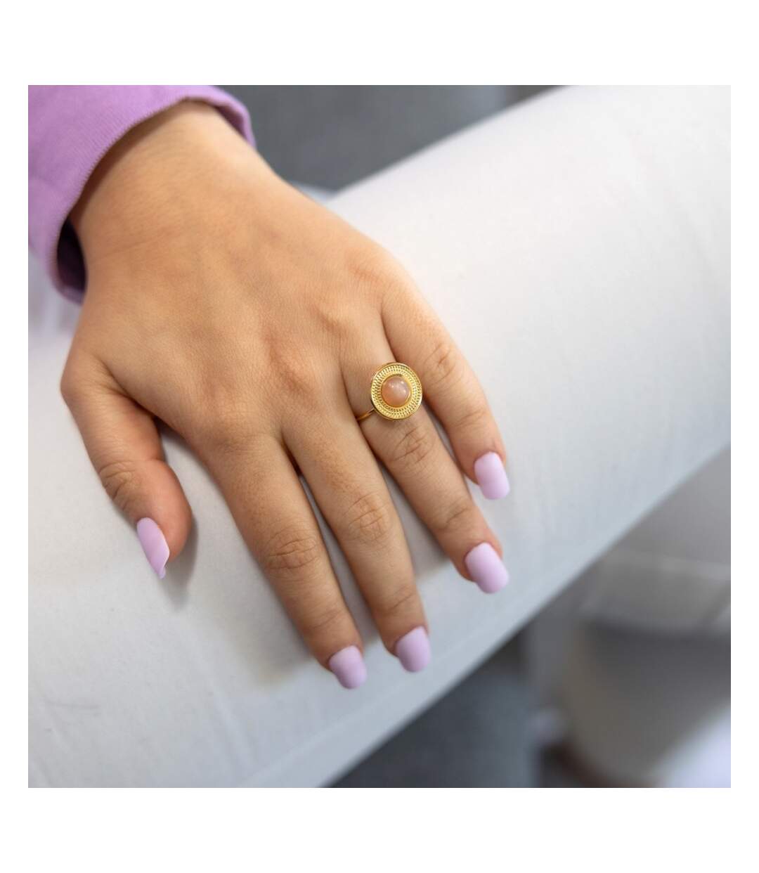 Coffret Bague Femme Ajustable Acier