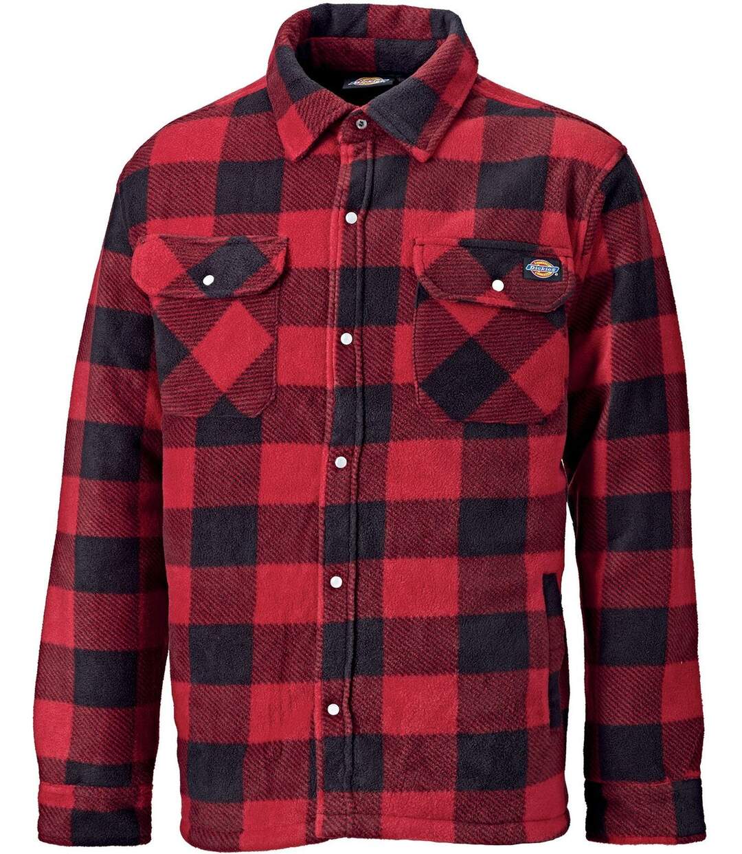Surchemise à carreaux polaire - Homme - PORTLAND DK0A4XTA - rouge - homme