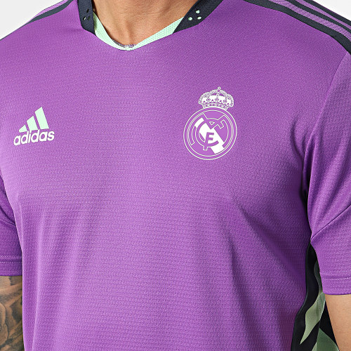 Maillot De Foot A Bandes Real Madrid HT8794 Violet