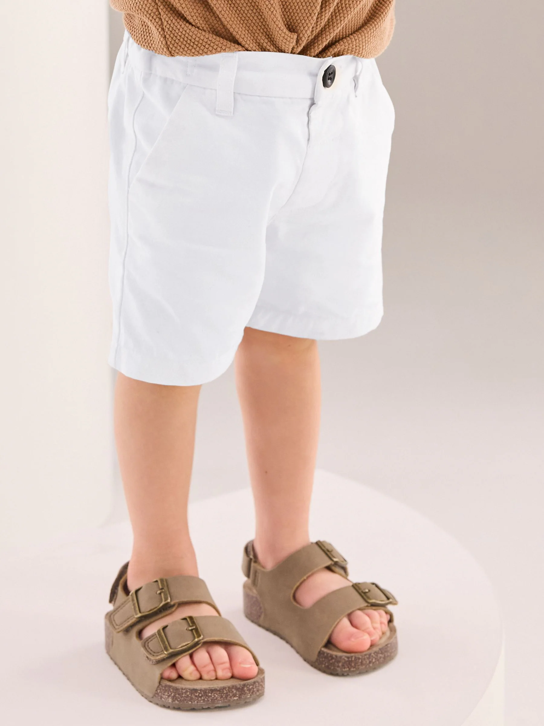 Wit - Chinoshort (3 mnd-7 jr)