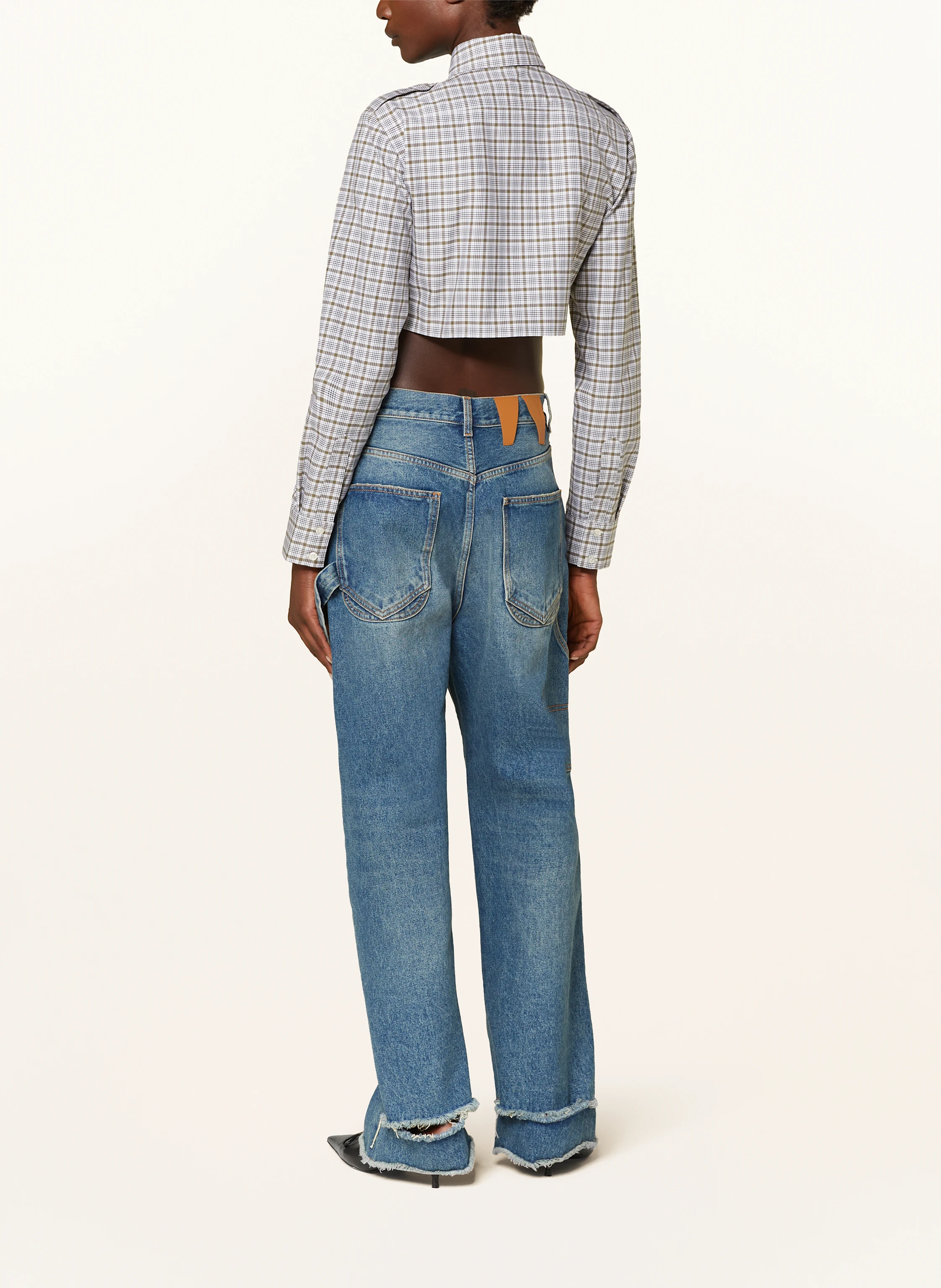 coperni Cropped-Hemdbluse