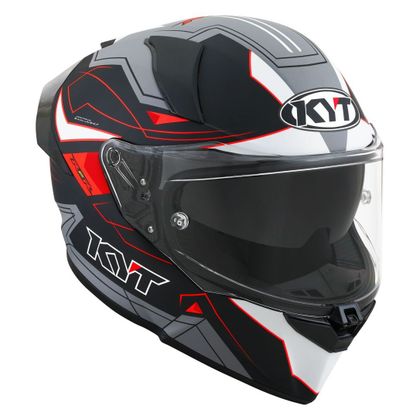 Casque KYT R2R LED - Noir / Gris