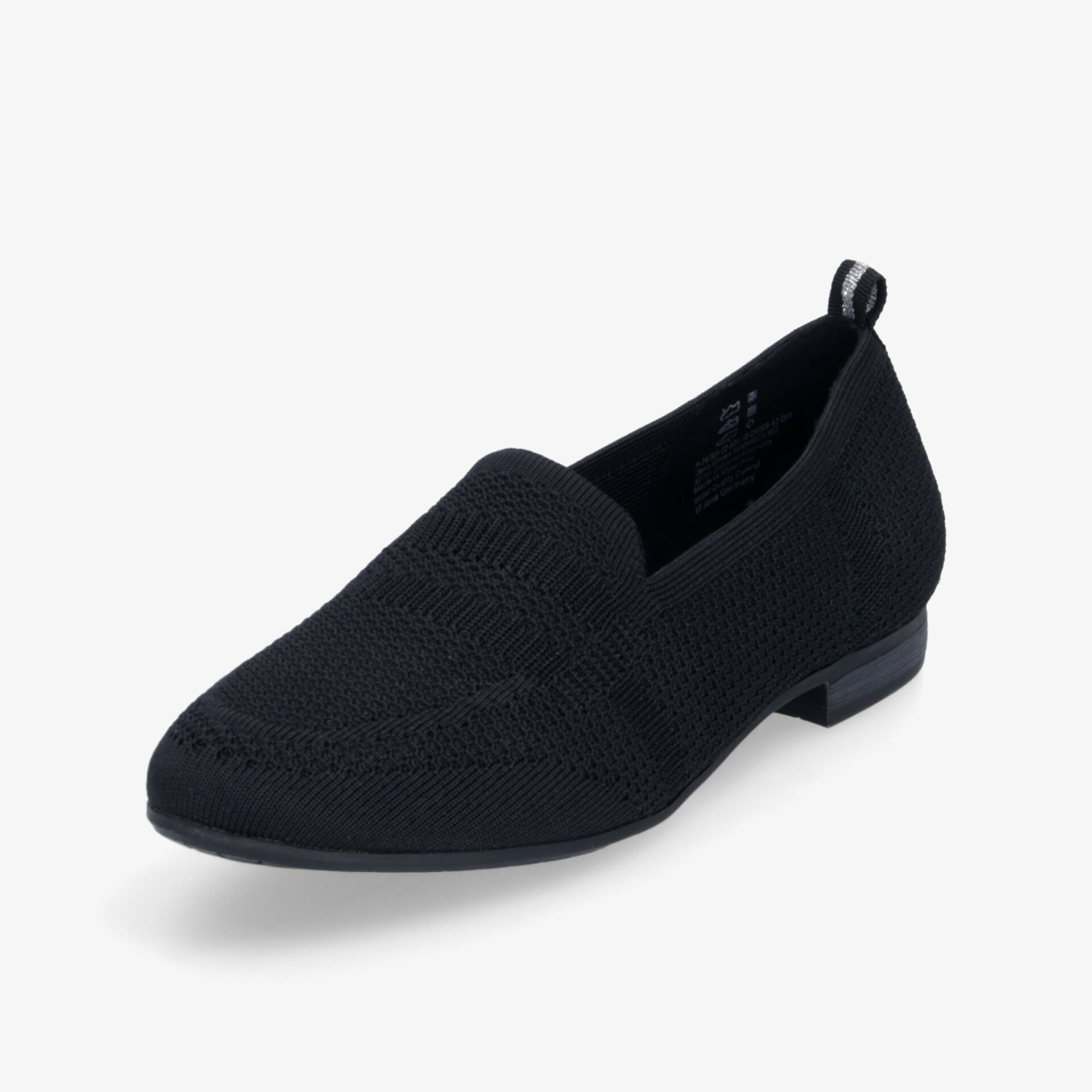 Jana Damen Halbschuhe schwarz