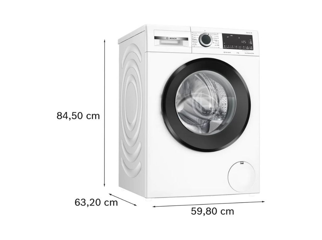 MAQUINA DE LAVAR ROUPA BOSCH WGG244Z0EP BRANCO A 9KG 1400RPM