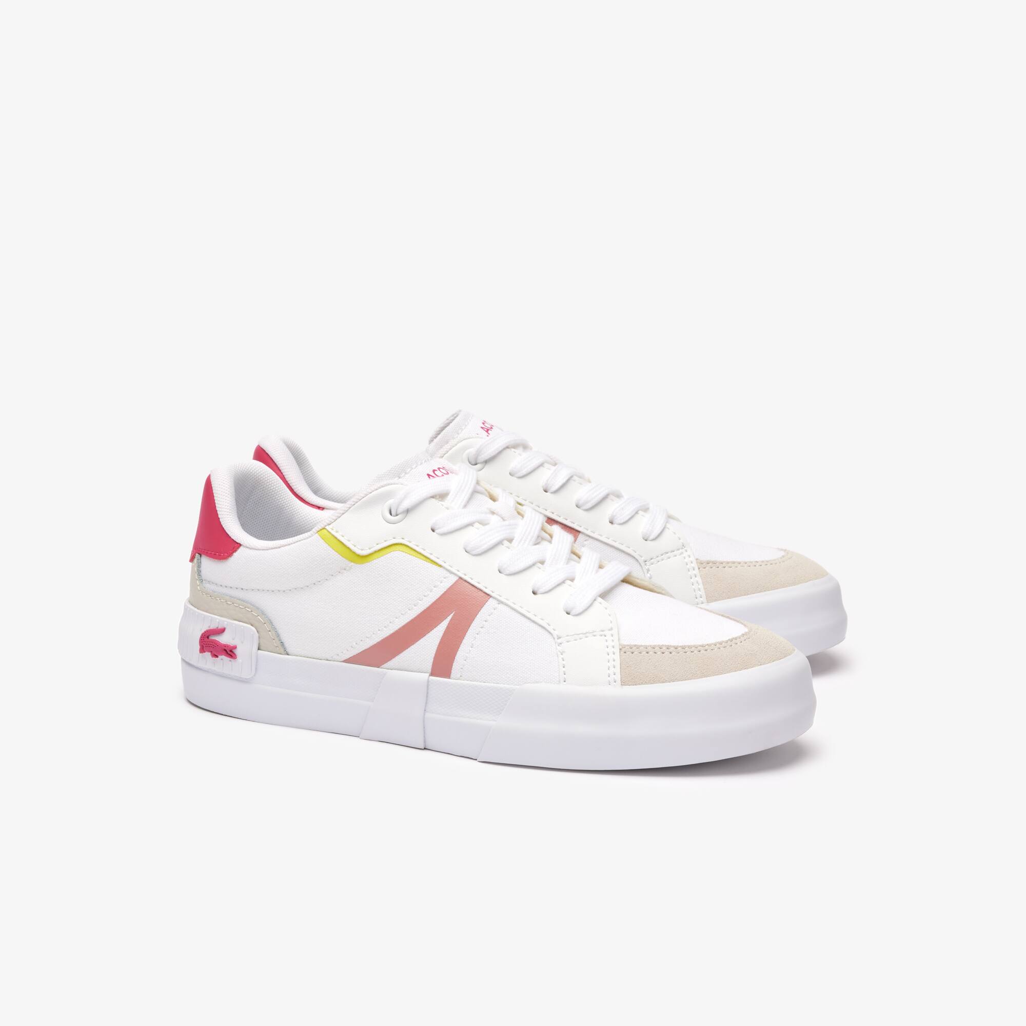 Sneakers L004 femme en textile Sneakers - Blanc - Lacoste - Femme