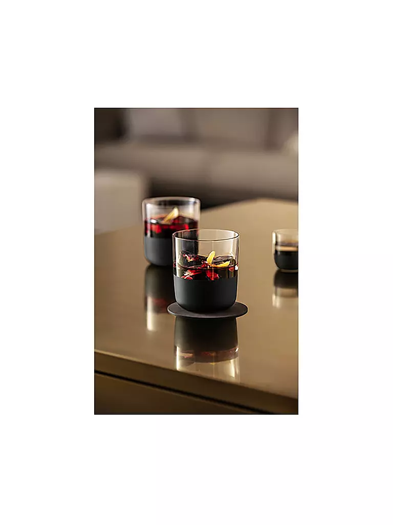 VILLEROY & BOCH Whiskeyglas Set 4er MANUFACTURE ROCK 250ml schwarz