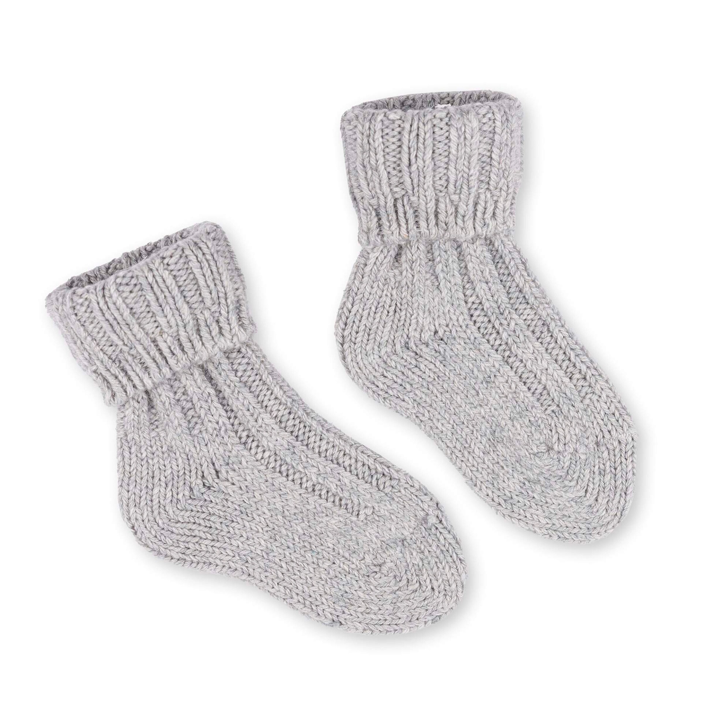 Hofbrucker Baby Socken Kaschmir Babysocken Hellgrau