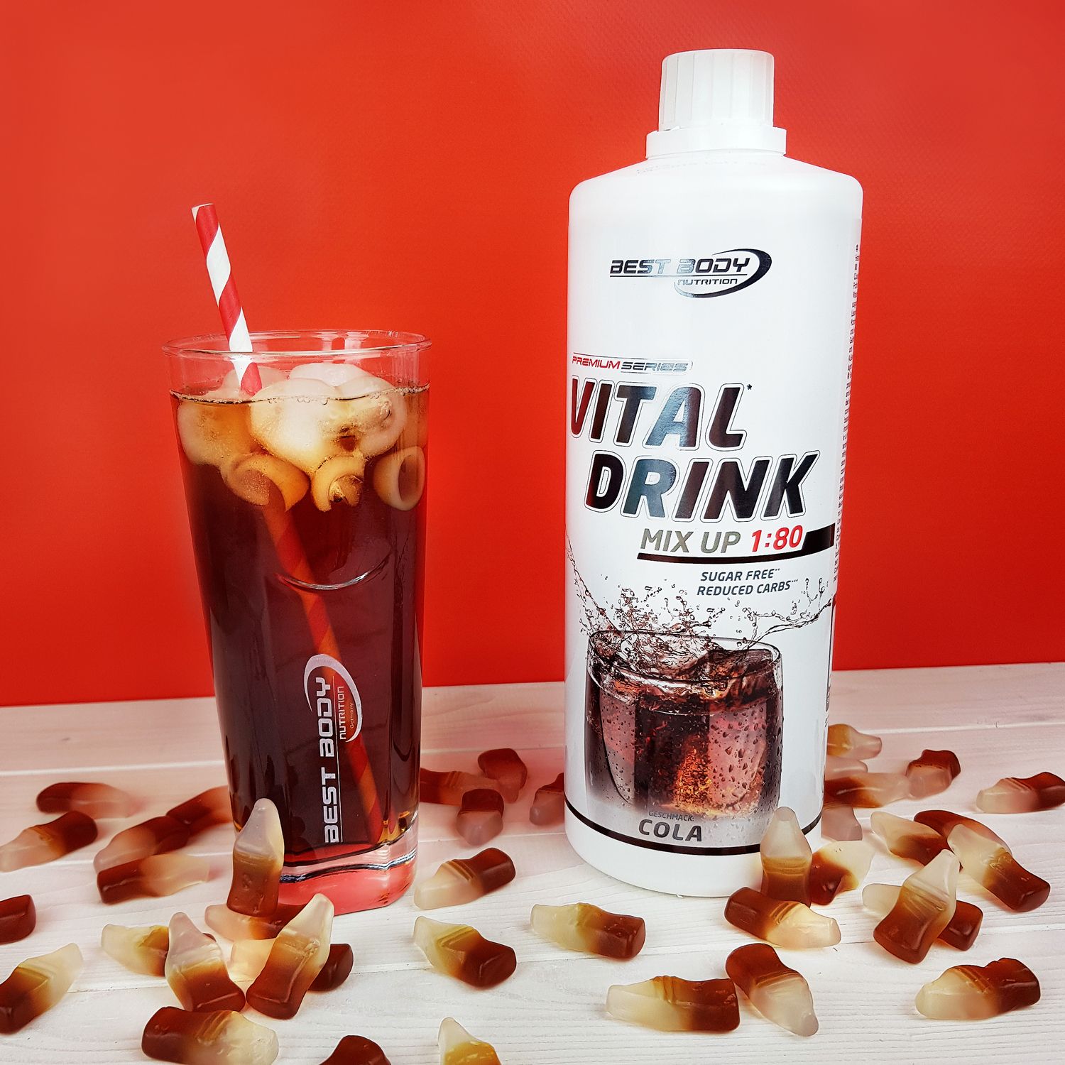 BEST BODY NUTRITION VITAL DRINK ZEROP® COLA 1000 ml