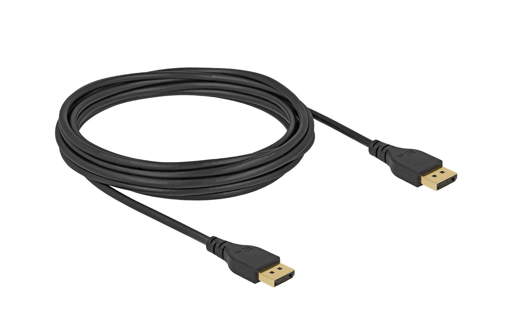 Kabel DisplayPort, 4K/60Hz ohne Einrastfunktion, 5mDelock DisplayPort 1.2 Kabel 4K 60 Hz 5 m ohne Einrastfunktion
