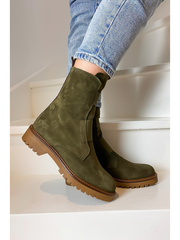 Reqins - Bottines Dusky Peau Kaki