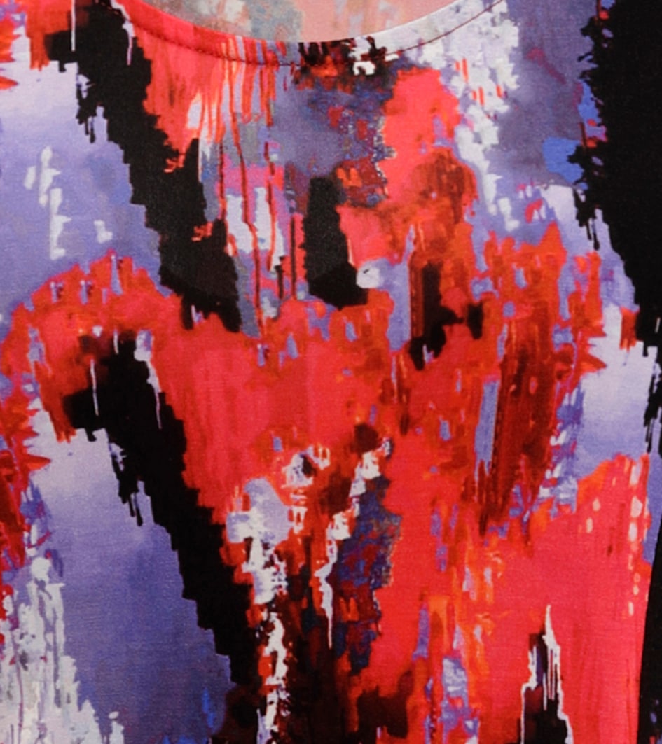 Aniston SELECTED Jerseykleid im modernen und abstrakten Farbverlauf
