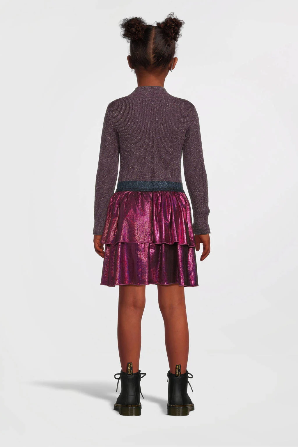 B.Nosy midi rok roze