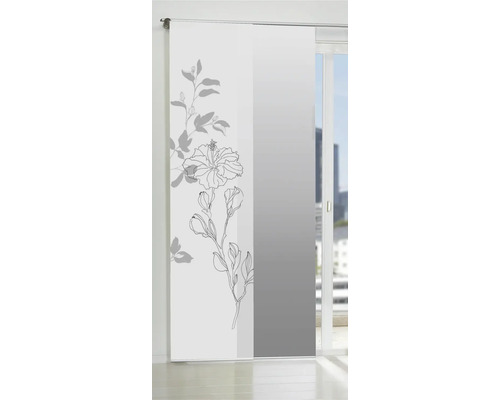 Schuifgordijn Messina grijs 60x245 cm