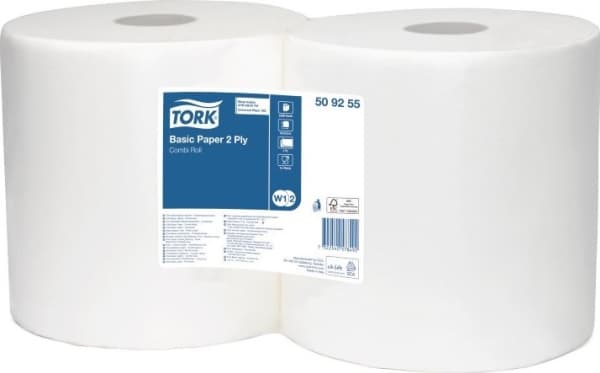 Tork Tork - Tørkerull for grunnleggende oppgaver, hvit - 184 m