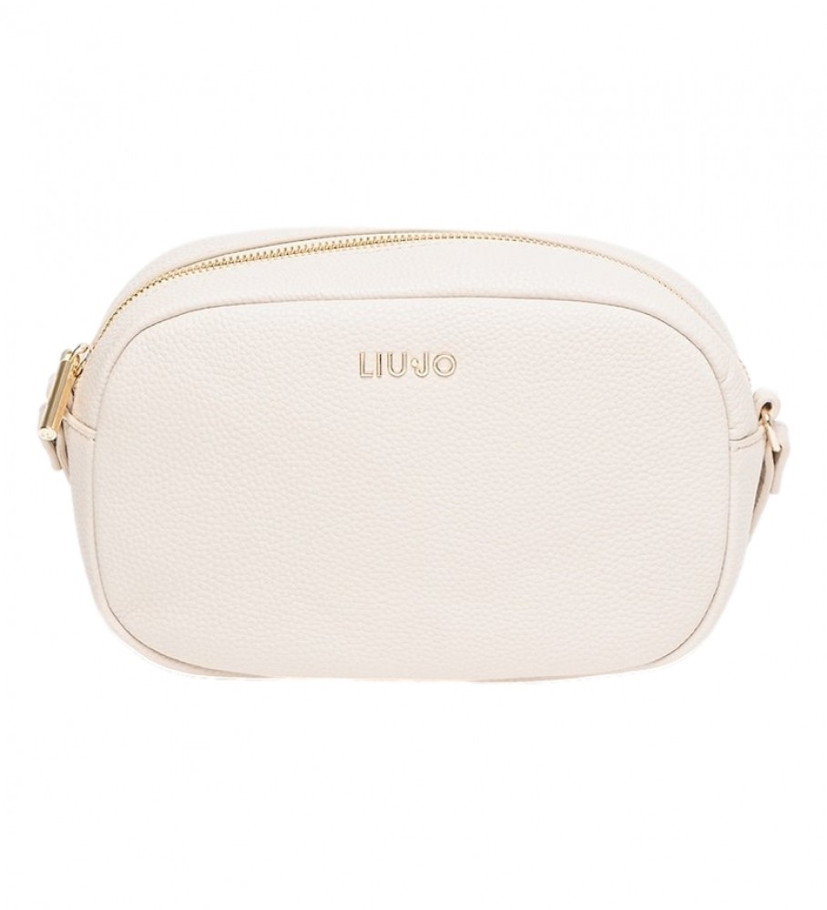 Bolsa transversal Liu Jo Eco-sustentável bege - 22x7x14 cm