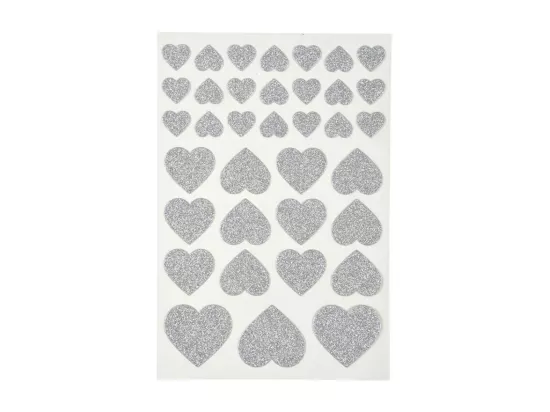 Lot de 36 Stickers Cœur 