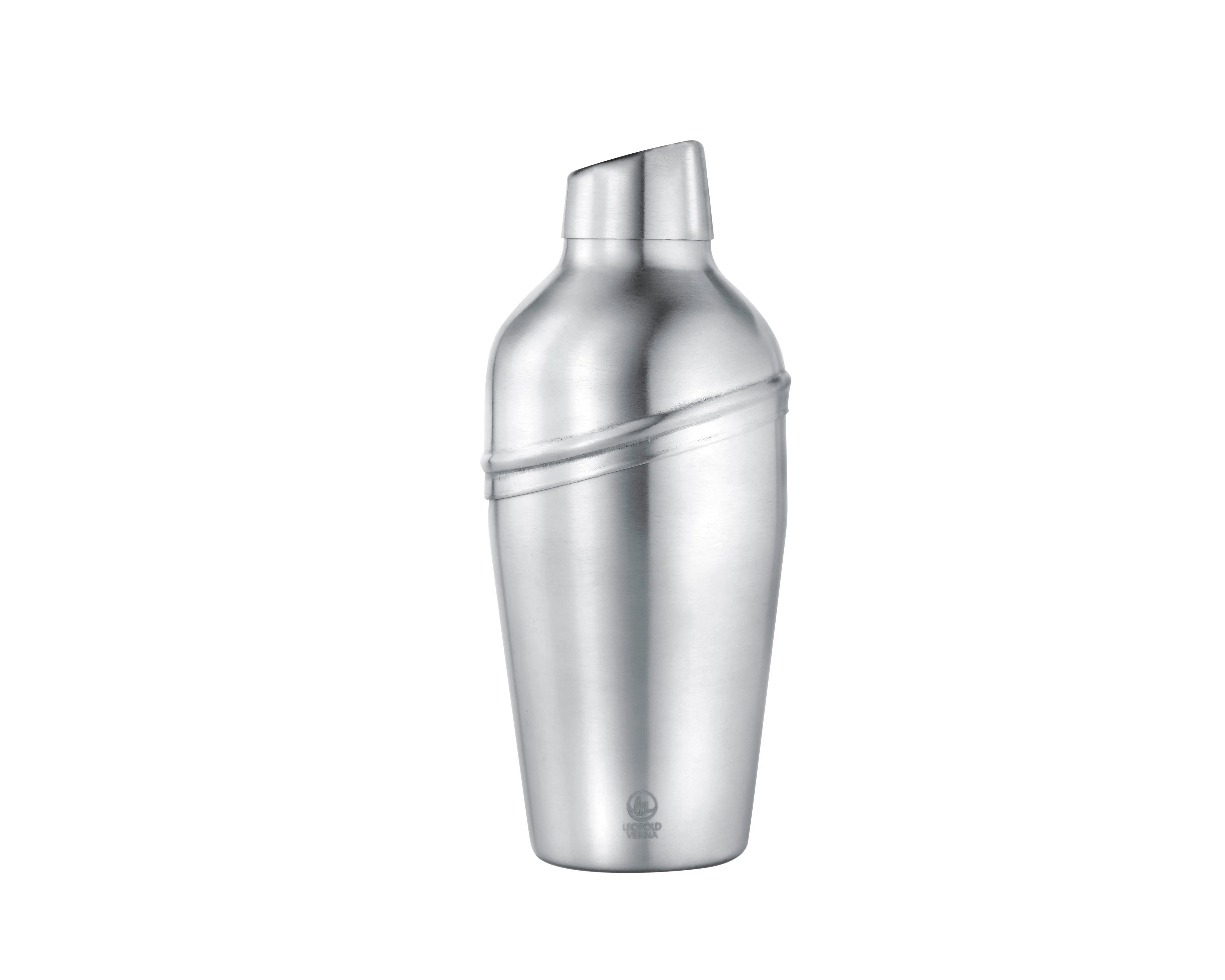 Bastian  Shaker med si og skråt låg, mat stål - 0,5 liter
