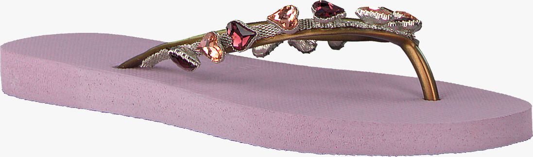 UZURII paarse uzurii teenslippers heart bronze