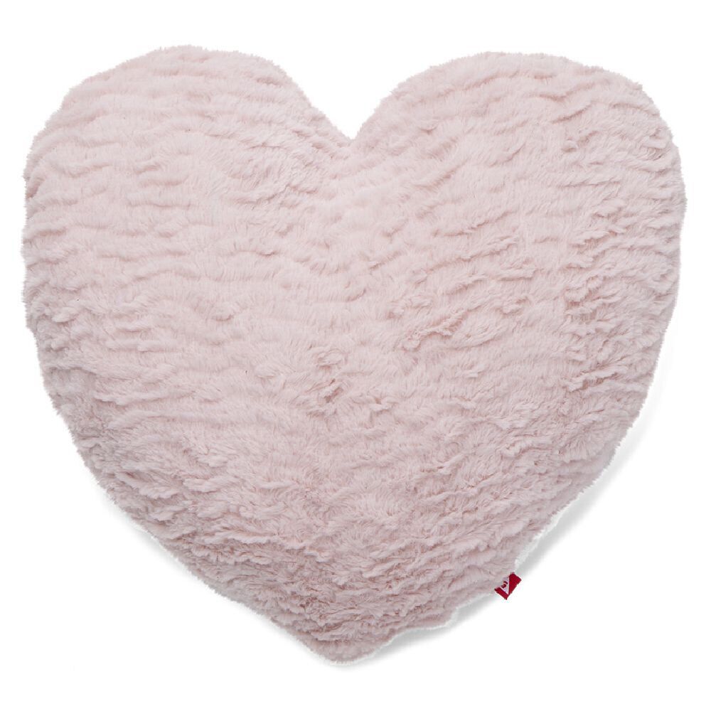 Coussin coeur rose 40x40cm