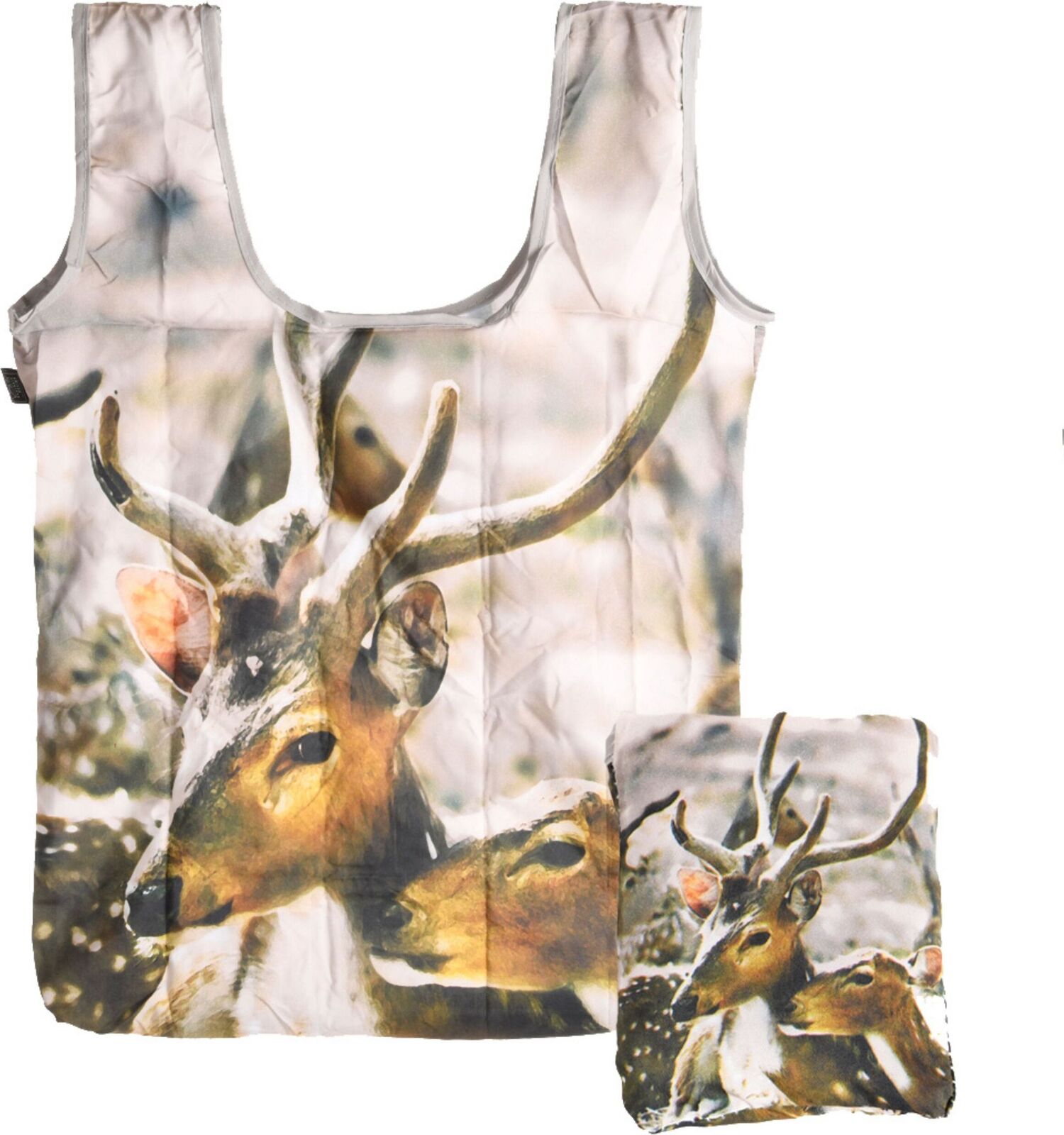 Esschert Design opvouwbare tas Neva roodborst 40 x 5 x 57 cm