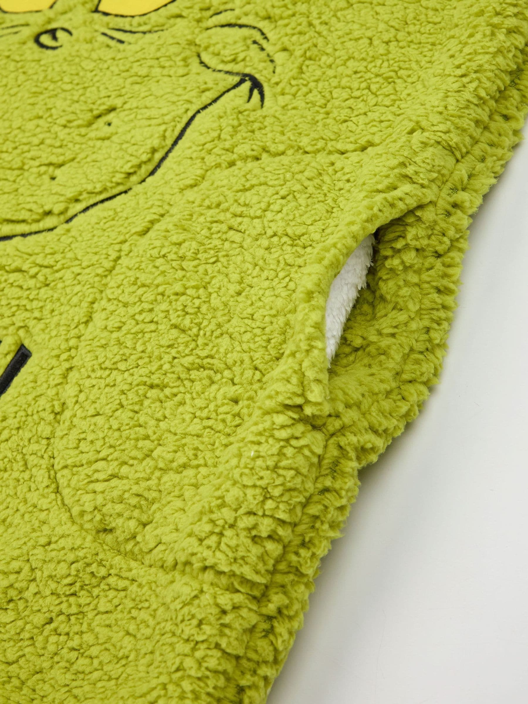 Vanilla Underground Uniseks The Grinch Kerstmis Deken Hoodie voor Volwassenen