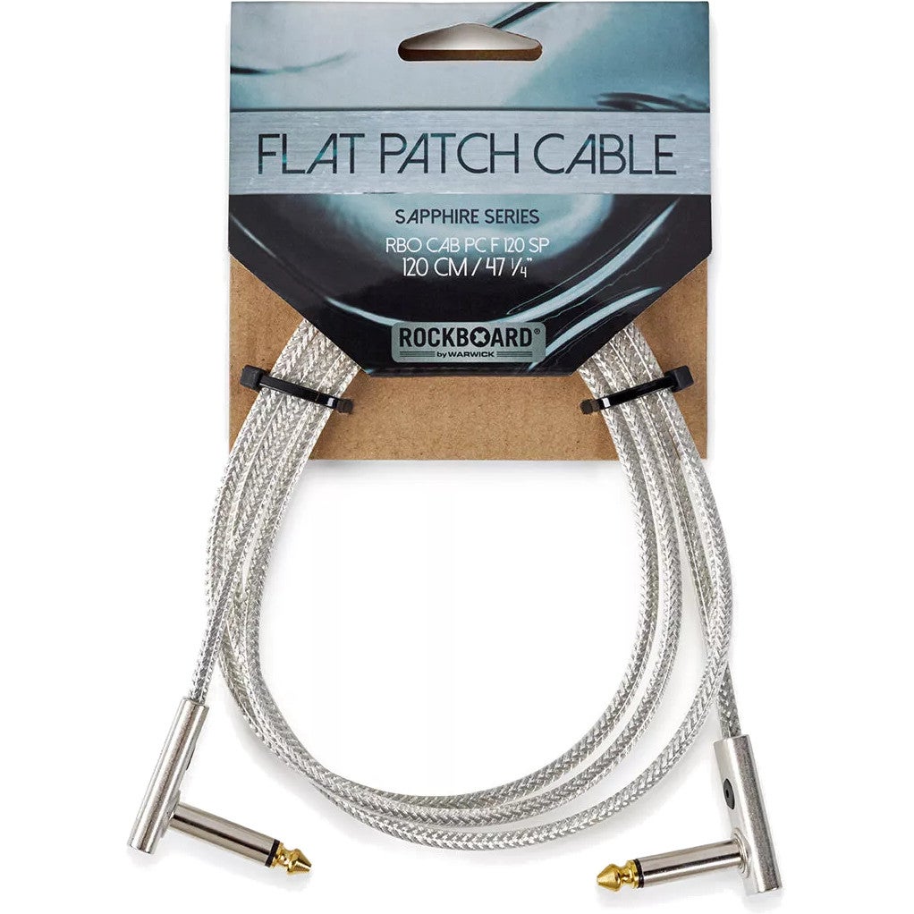 RockBoard Sapphire Series Flat Patch Cable transparant 1.2 m