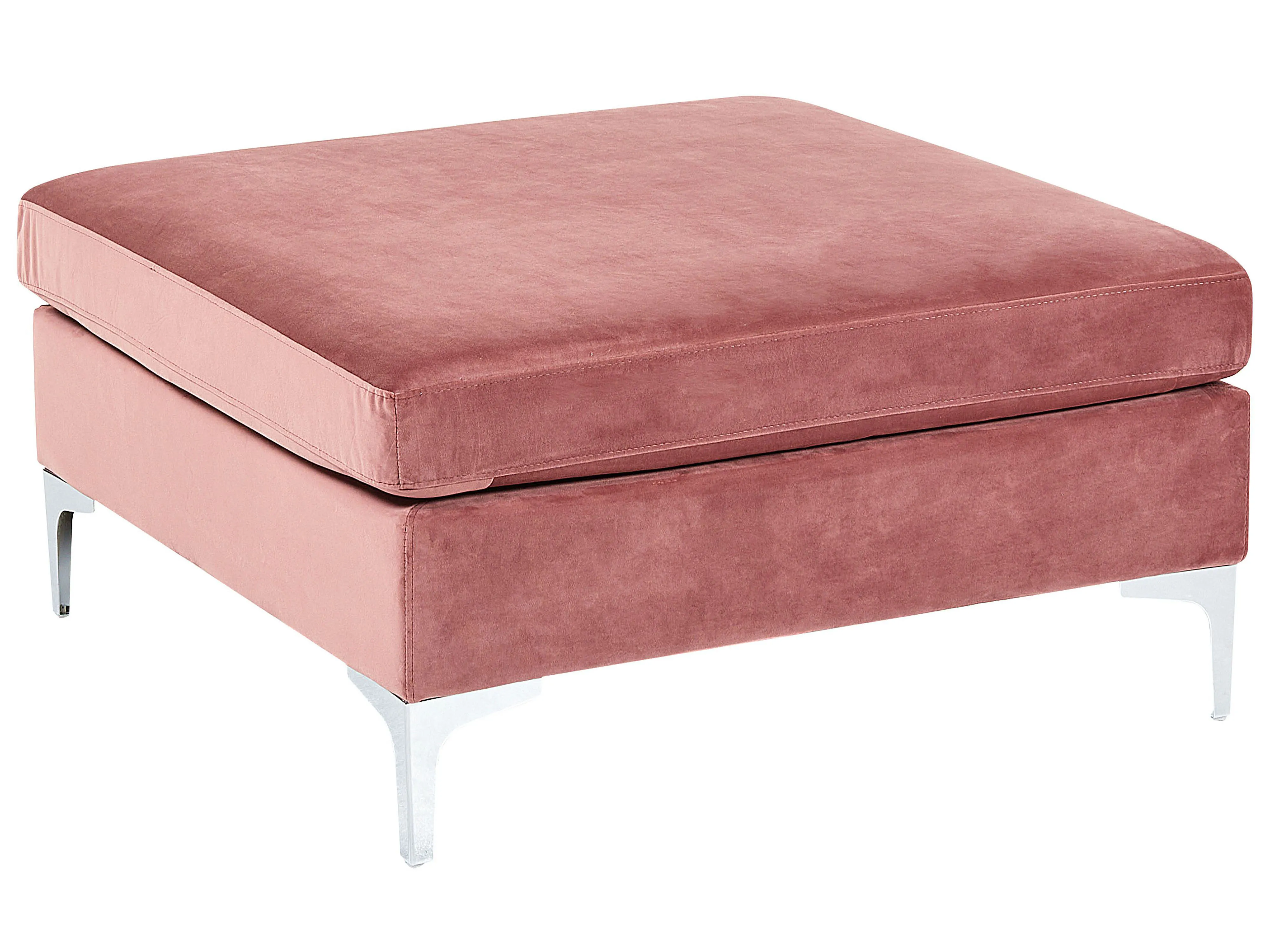 Ottomaan EVJA Fluweel Roze
