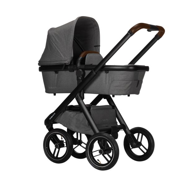 Dubatti One E5 Kinderwagen 2-in-1 Frame Black\/Dark Brown