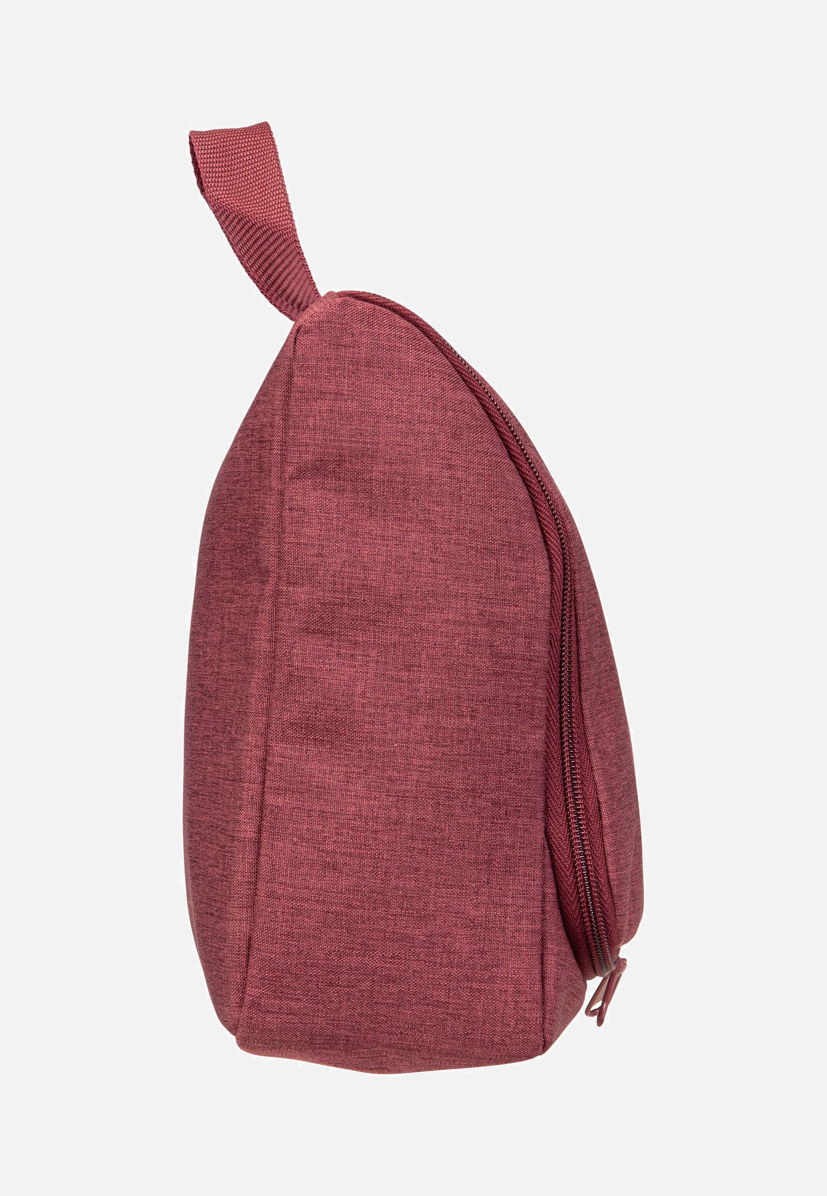 toiletbag XL Twist Maroon - Kulturbeutel