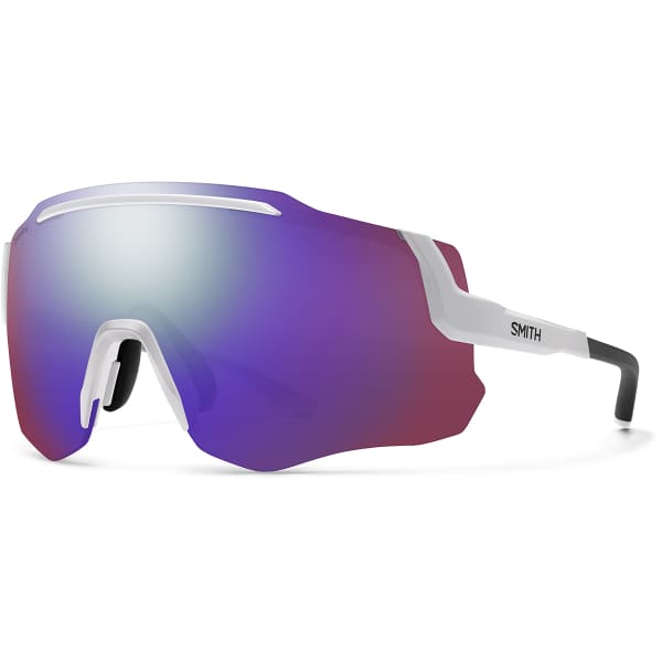 Lunette vélo SMITH MOMENTUM WHITE CHROMAPOP VIOLET MIRROR