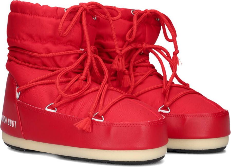 MOON BOOT Snowboots Light Low Nylon Maat: 37 38 Materiaal: Textiel Kleur: Rood