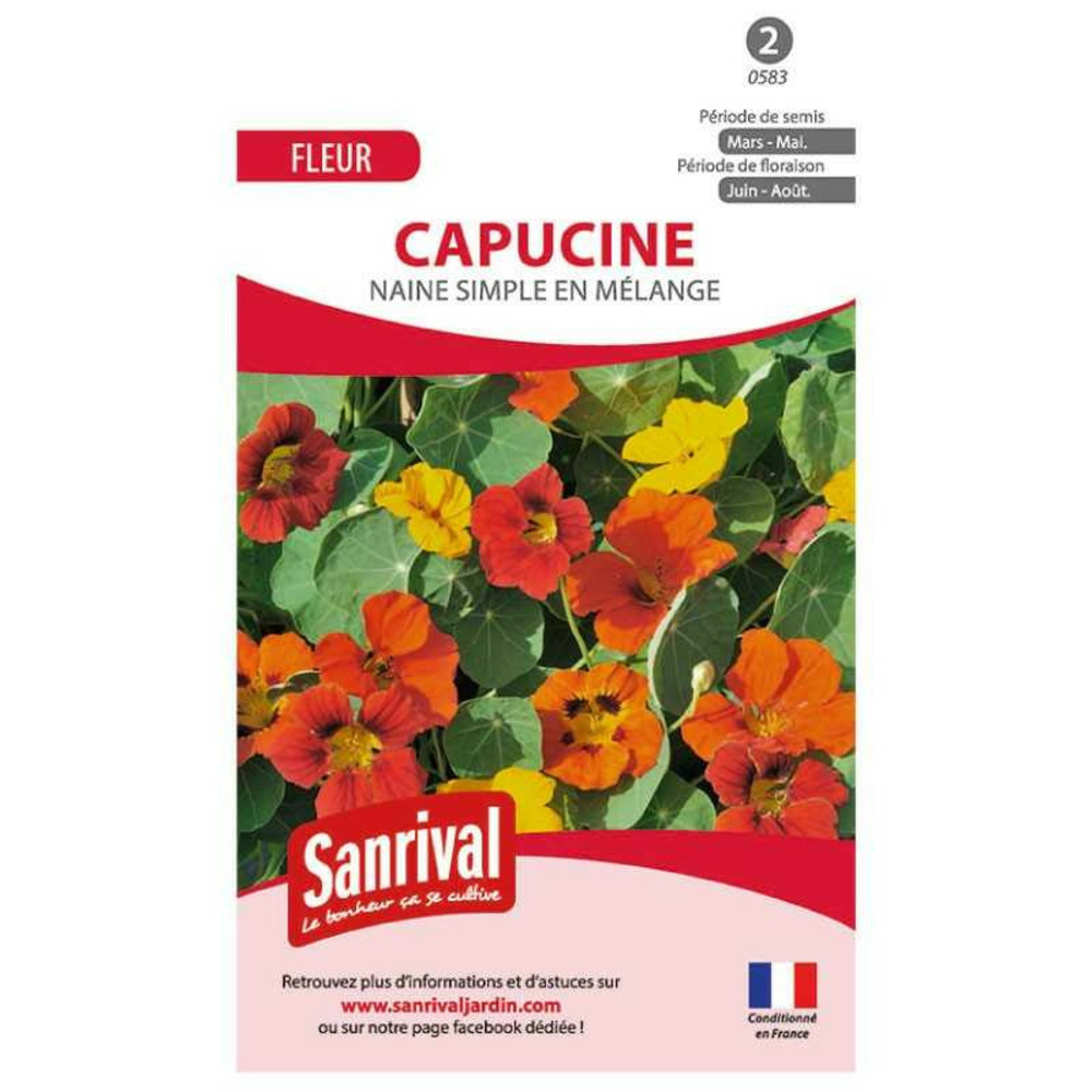 Mélange de graines de capucine naine