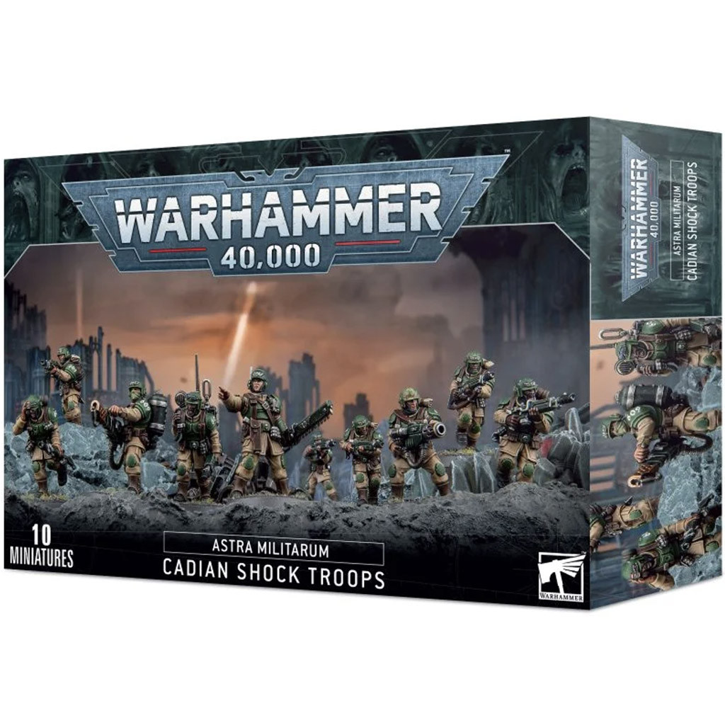 Warhammer 40K : Astra Militarum - Cadian Shock Troops