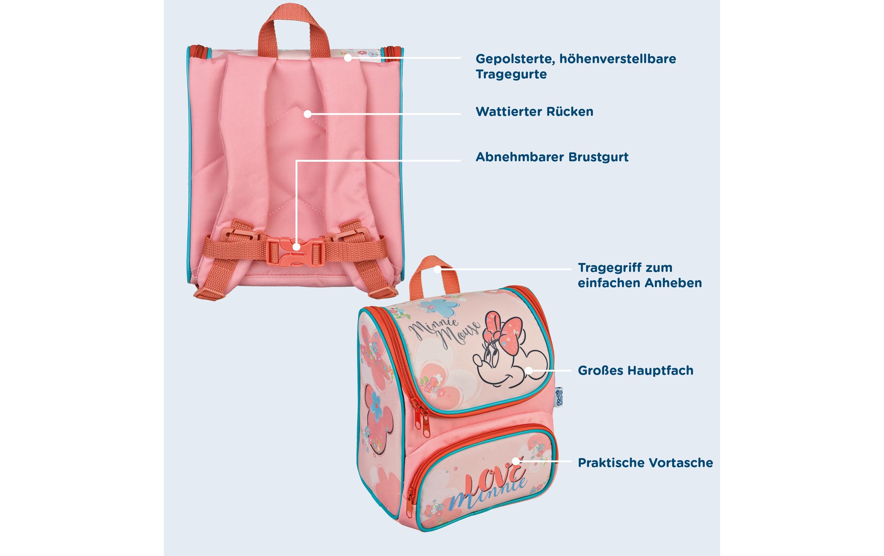 Rucksack Cutie Minnie Mouse 6.5 lRucksack für den Kindergarten