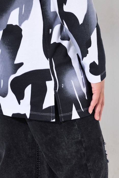 Sweatshirt, Comfort Fit, Buchstaben-Print, Langarm