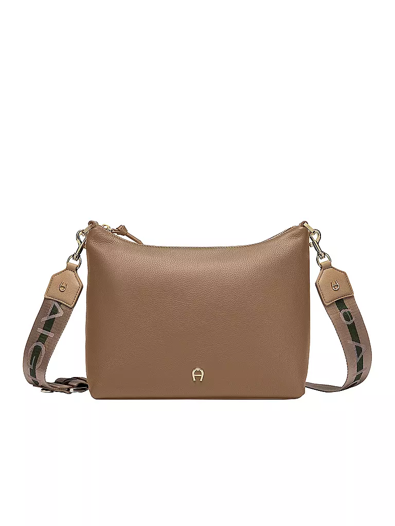 AIGNER Ledertasche - Umhängetasche ZITA  beige