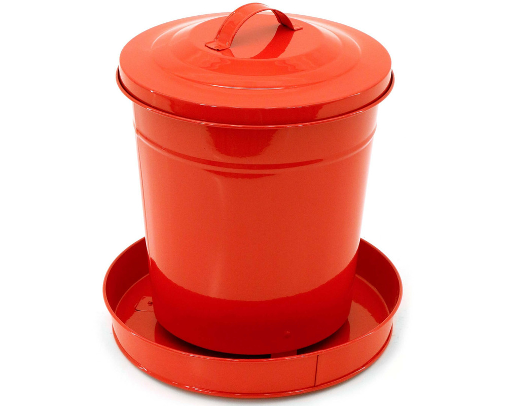 Mangeoire métal peint 6 kg poules • mangeoire volailles