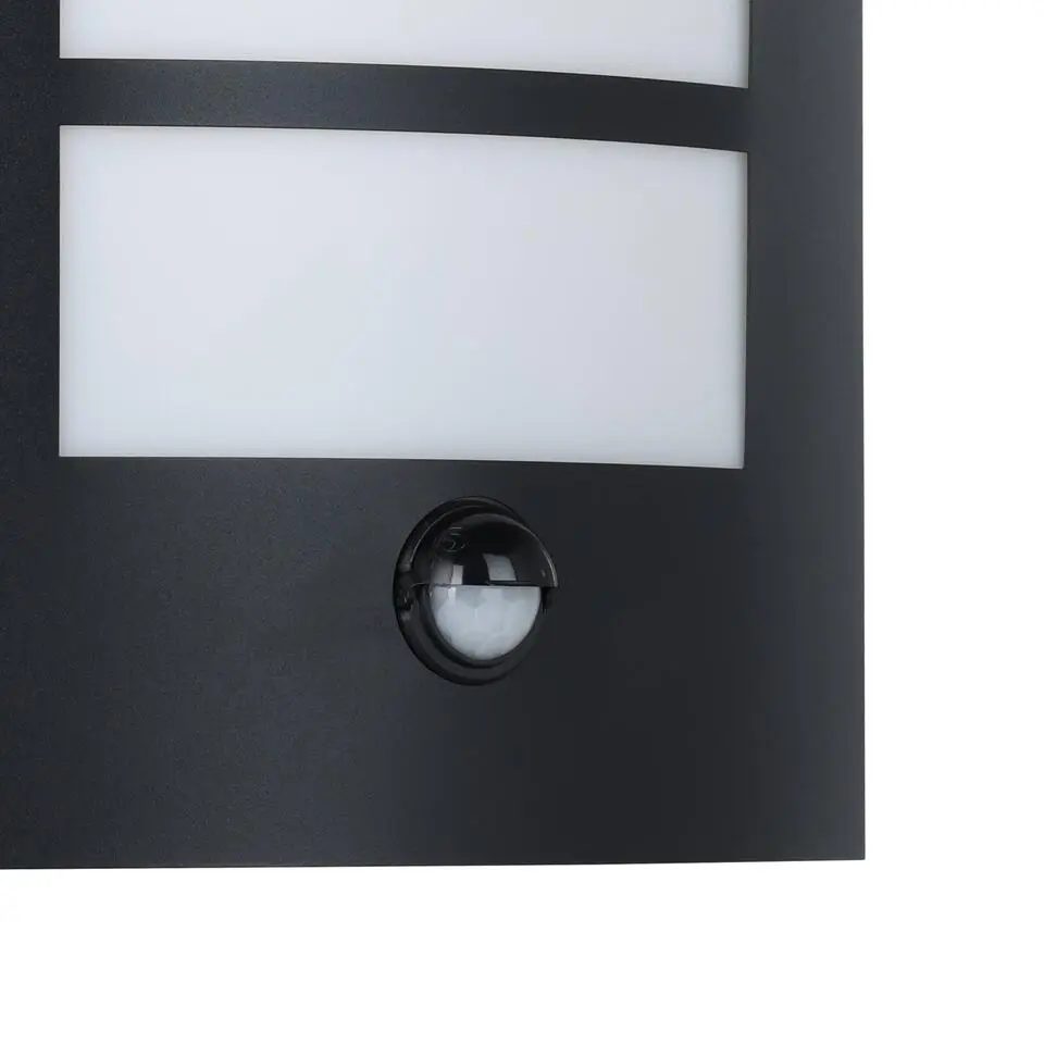 EGLO City Wandlamp - E27 - 23.5 cm - Zwart