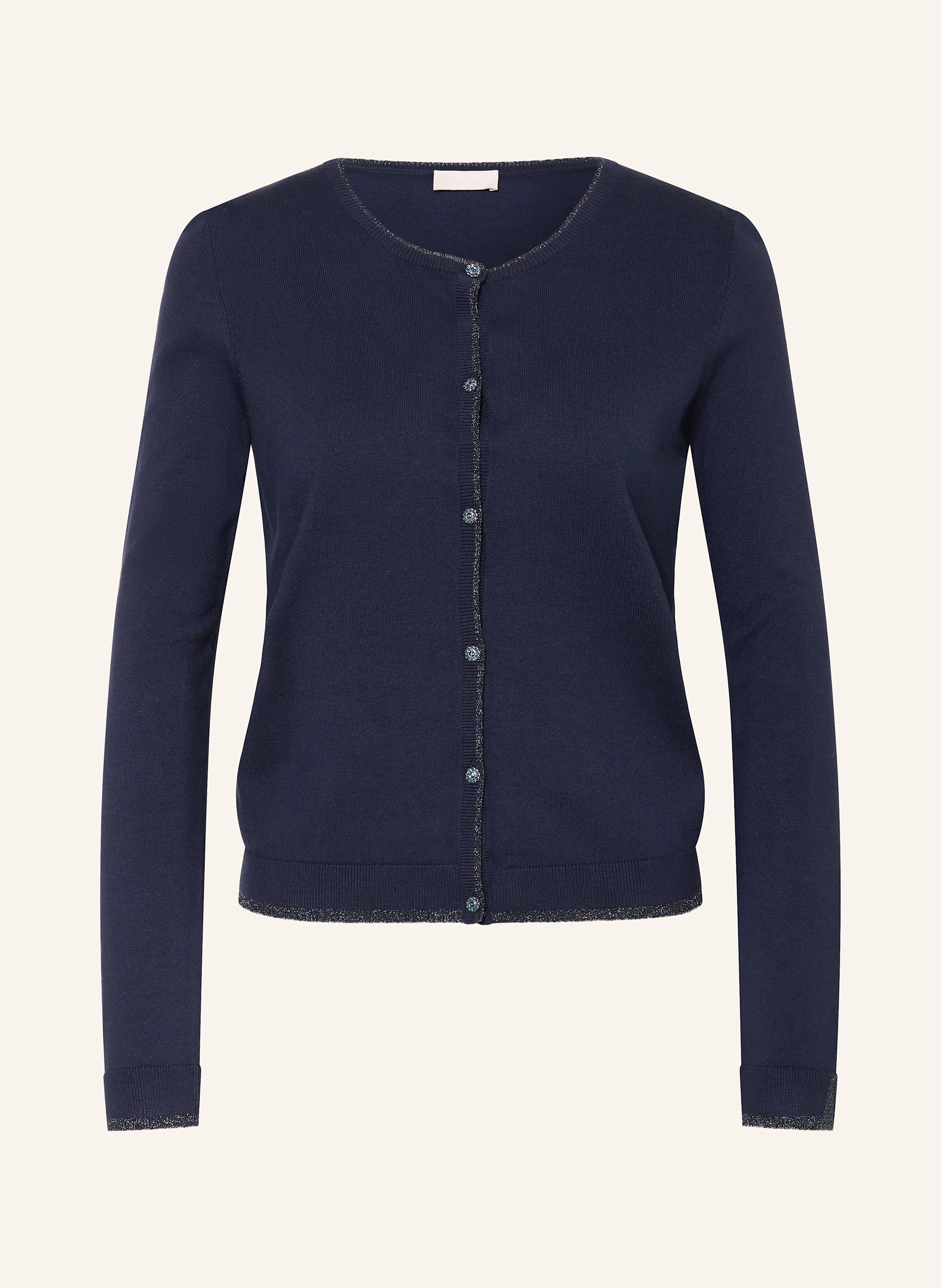 LIU JO Strickjacke mit Glitzergarn
