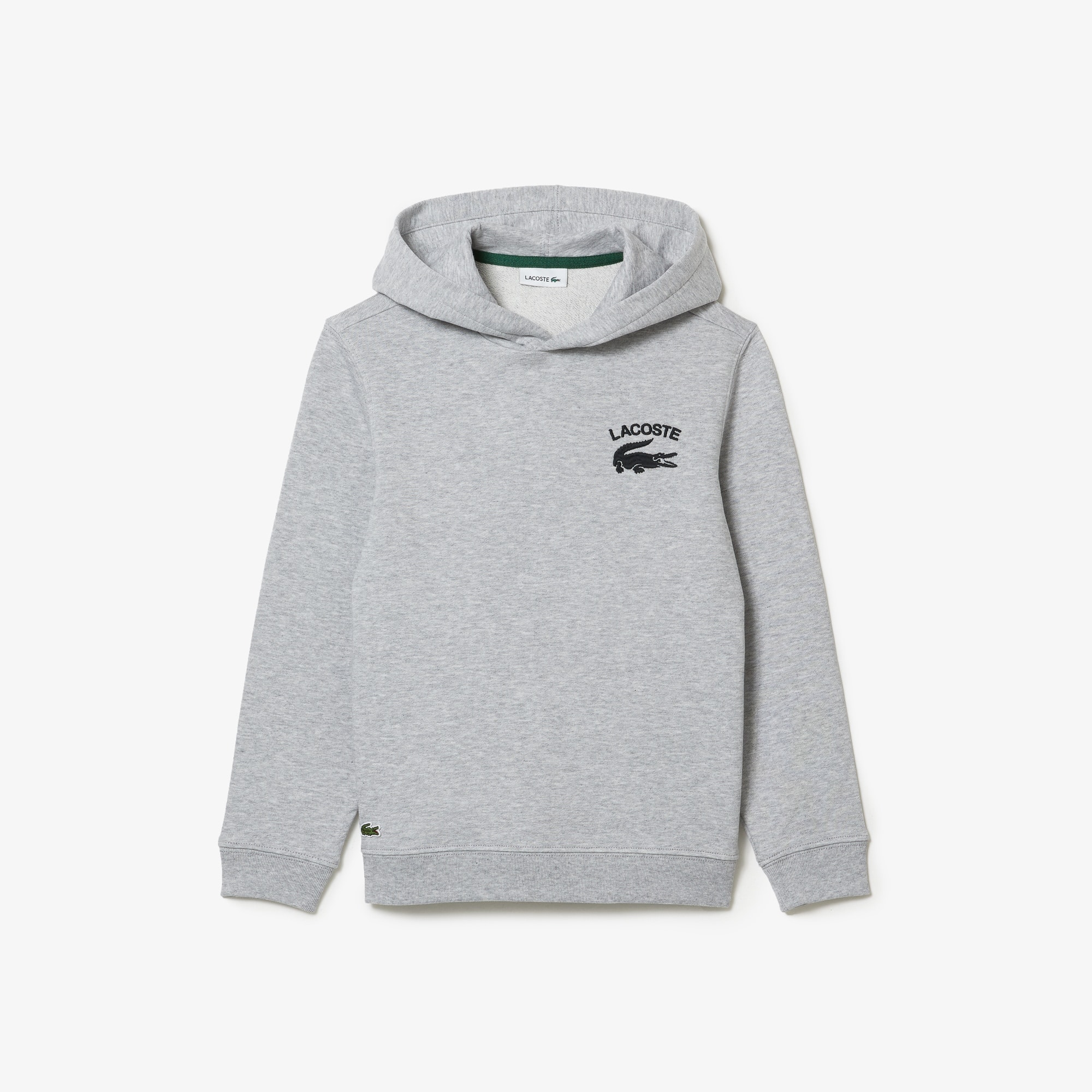Sweatshirt à capuche garçon Lacoste avec imprimés Pullovers & Sweatshirts - Gris - Lacoste - Garçon