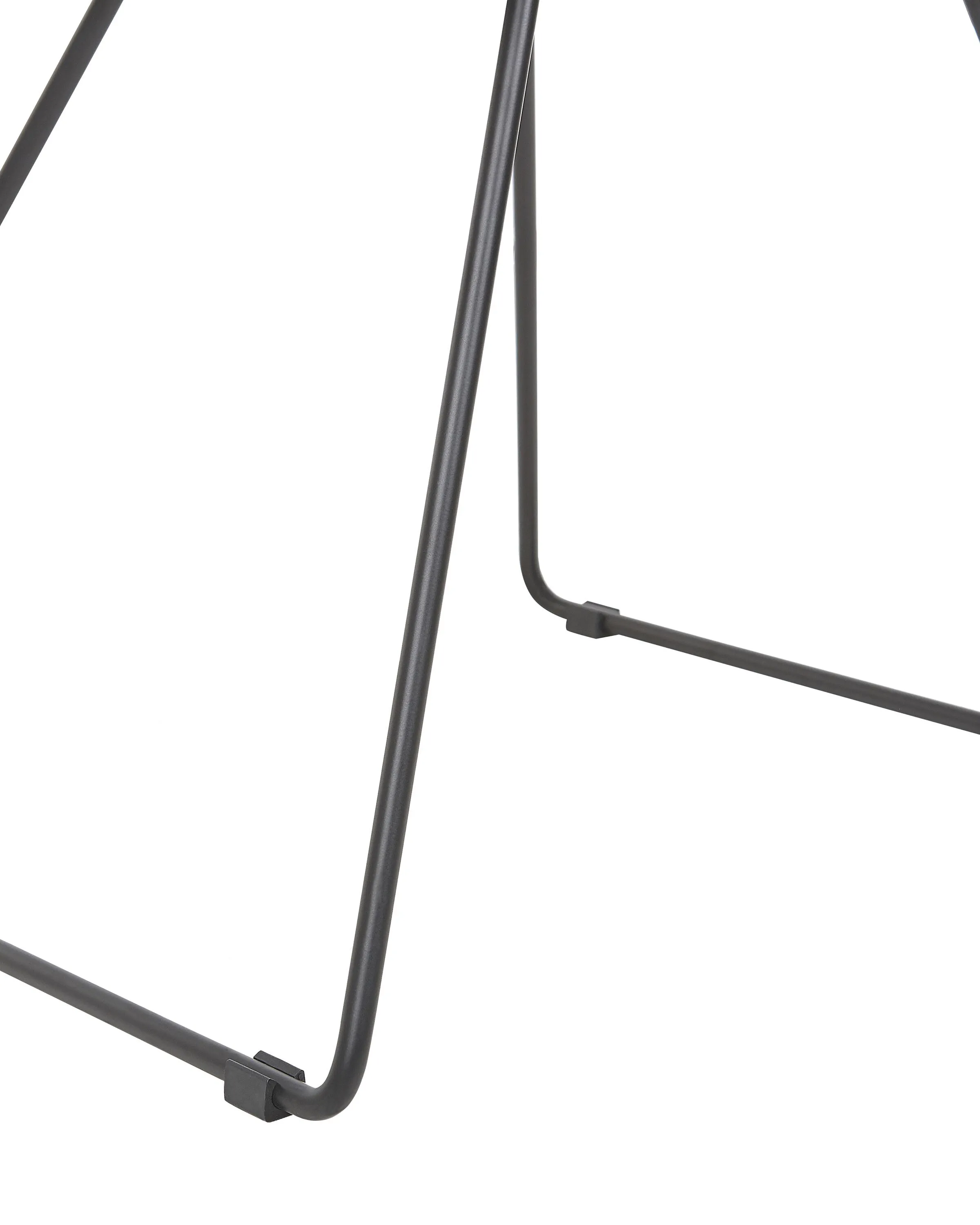 Set van 2 eetkamerstoelen HARLAN Metaal Zwart