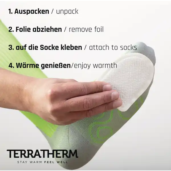 Zehenwärmer, 1 Paar - 8h Wärme