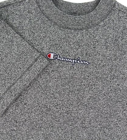 Champion Fashion T-Shirt - Gråmeleret m. Logo
