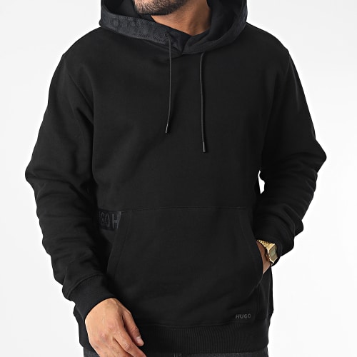 Sweat Capuche A Bandes Dlementine 50475337 Noir