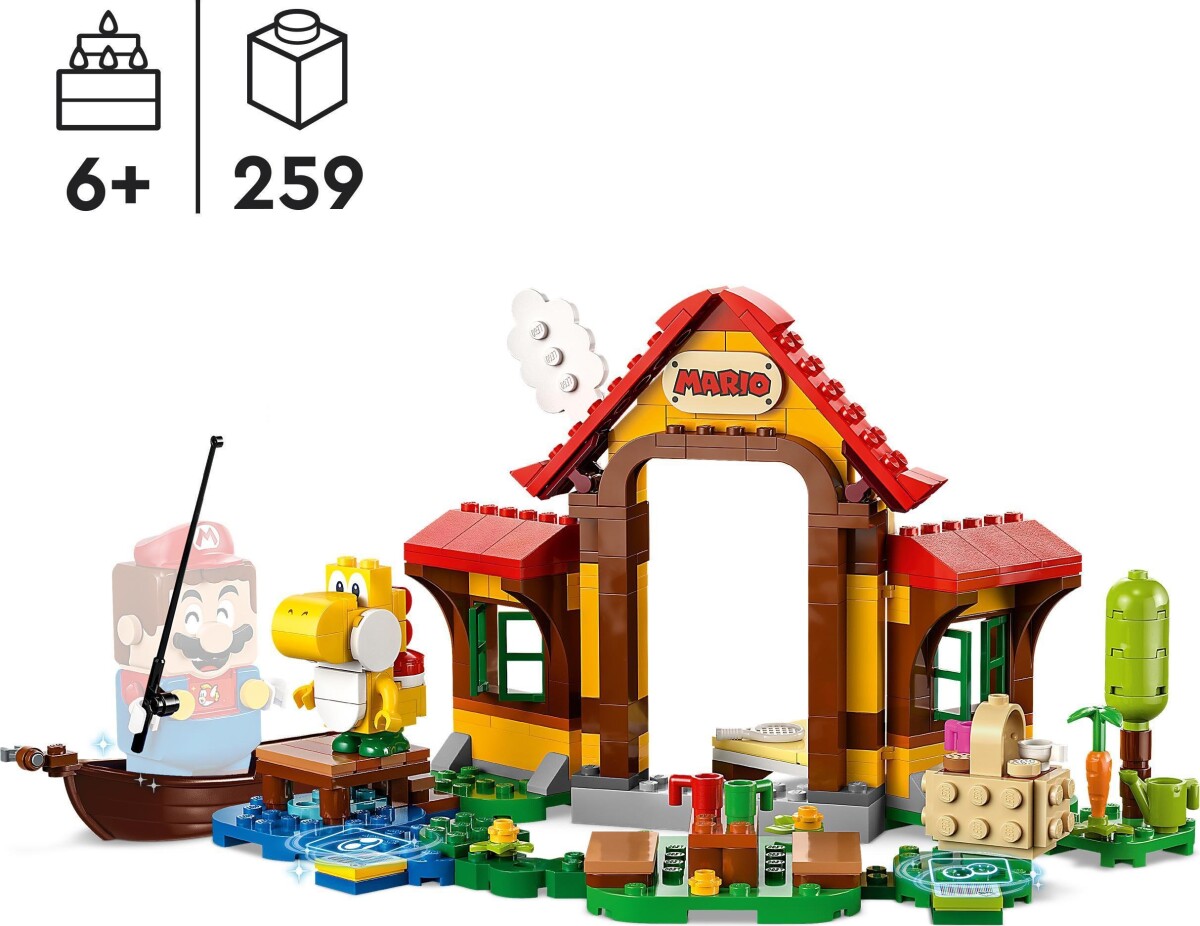 Lego Super Mario - Skovtur Ved Marios Hus Udvidelsessæt - 71422