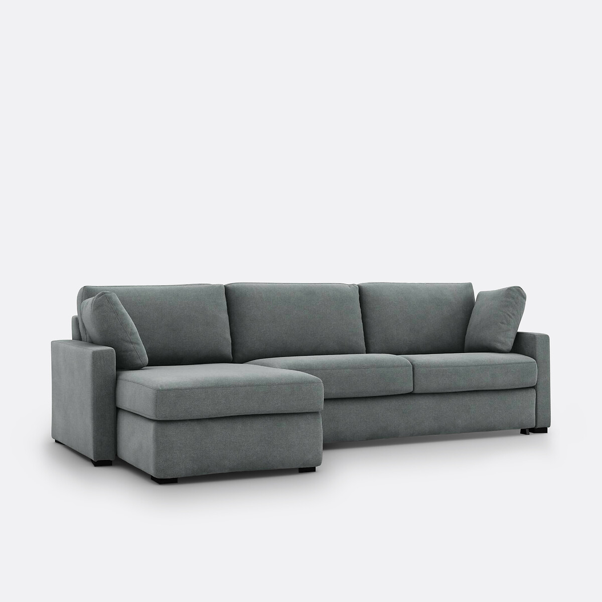 LA REDOUTE INTERIEURS<br>Sofá de canto tecido texturizado, Bultex, Timor