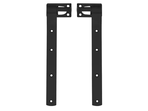 HOME It® stabelhængsel matsort 300 x 30 mm zinkbehandlet carbonstål 2 stk.