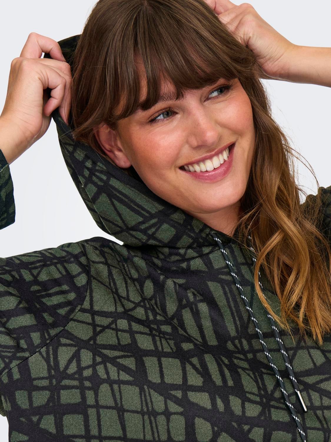 CARALBA Midikleid Forest Night