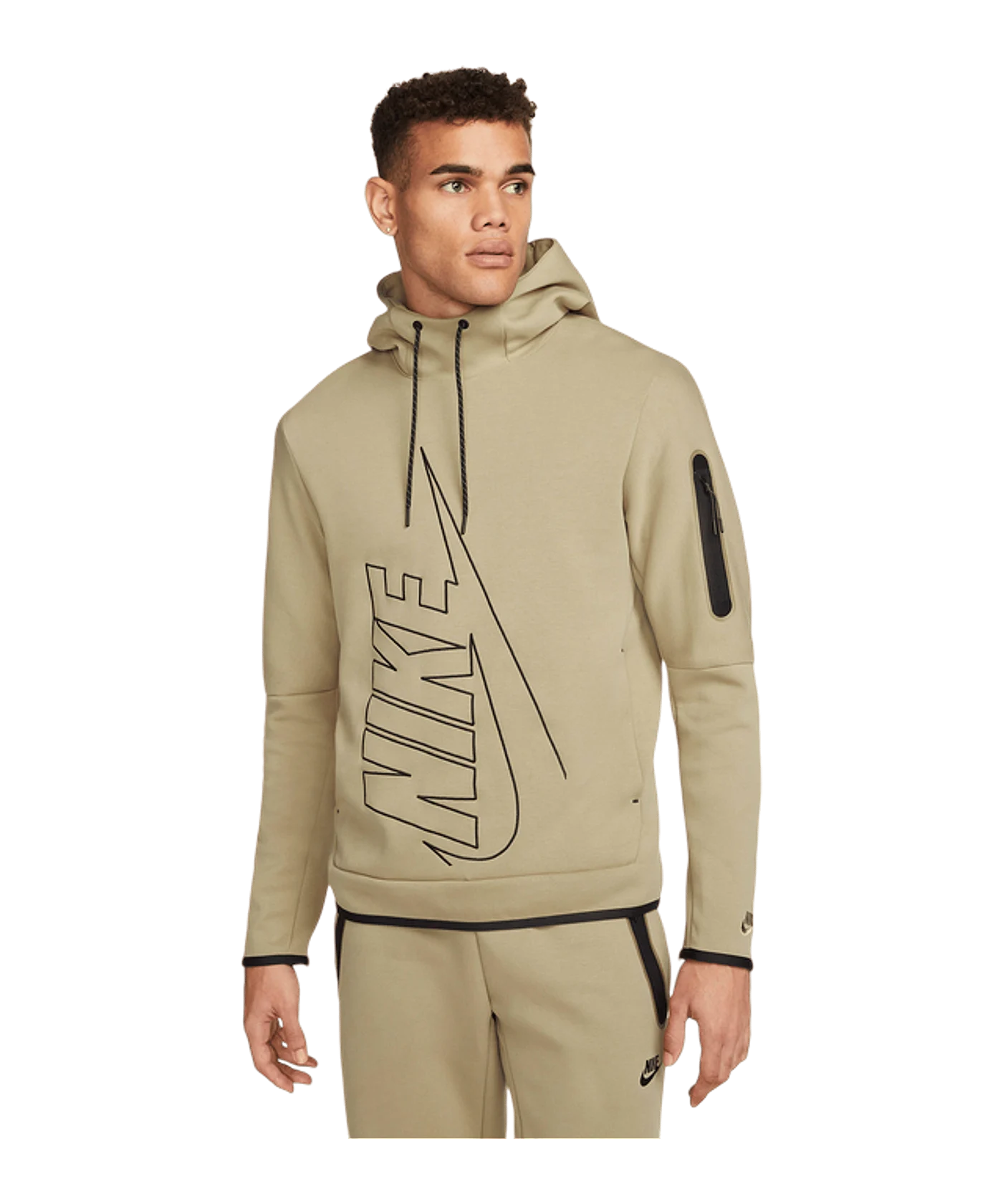Nike Tech Fleece Graphic Hoody Grün F247